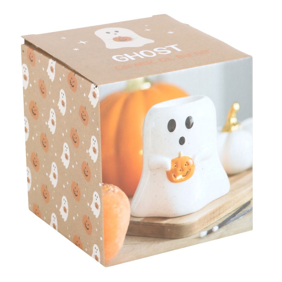 Quemador Wax Melts, Fantasma otoñal con calabaza