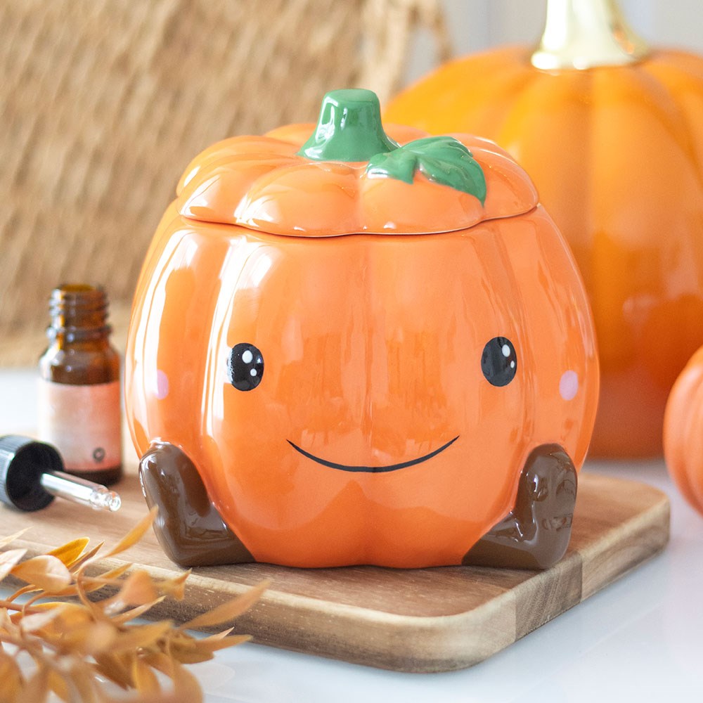 Quemador de Wax Melts, Calabaza sonriente